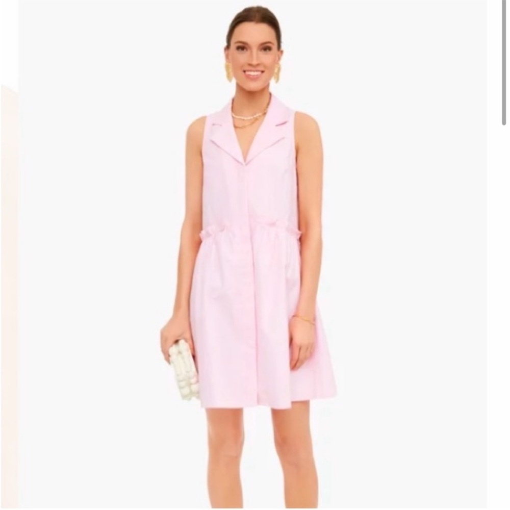 Elegant Pink Sleeveless Dress